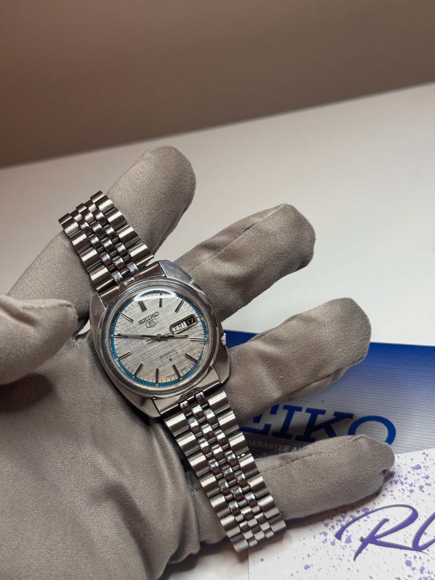 ✨ 1972 Seiko DX 6106-8609 – Rare Linen Dial ✨